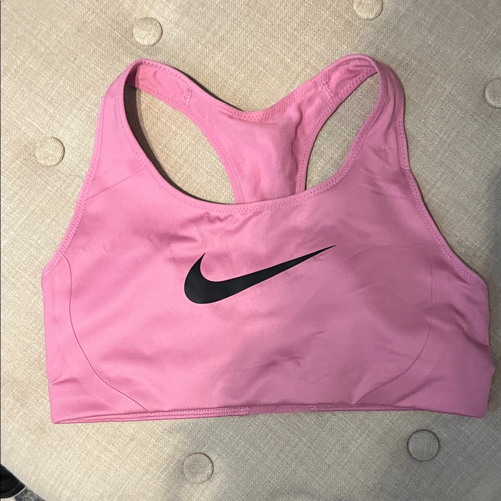 Nike Women's Pink Racerback Sports Bra